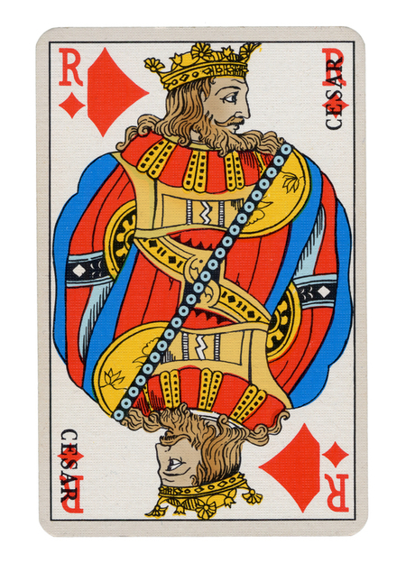 CARTE DA GIOCO RE DI QUADRI