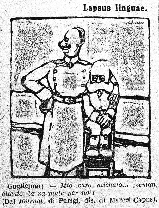 IMPERI CENTRALI bersaglio della satira francese, vignetta intitolata \