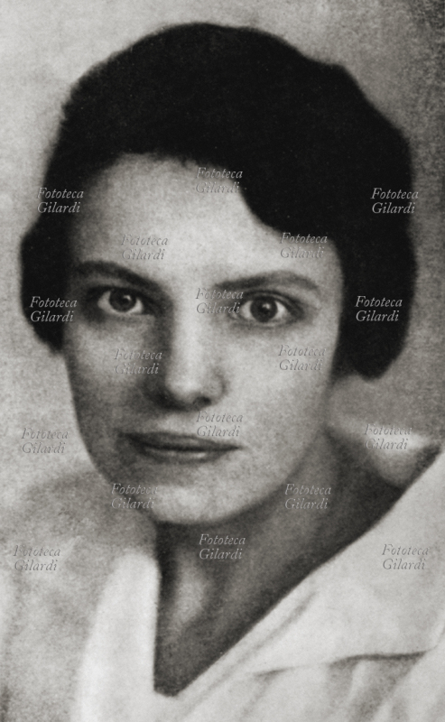 Anna Tschaikowsky then Anna Anderson, (1896 - 1984) the woman whom she supported to be the daughter of the czar Nicholas II: Anastasia Romanov, escaped to the extermination of its family. Photography of the beginning of years\