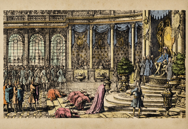 LUIGI XIV RICEVE L AMBASCIATORE DEL SIAM LUIGI XIV RICEVE L AMBASCIATORE DEL SIAM