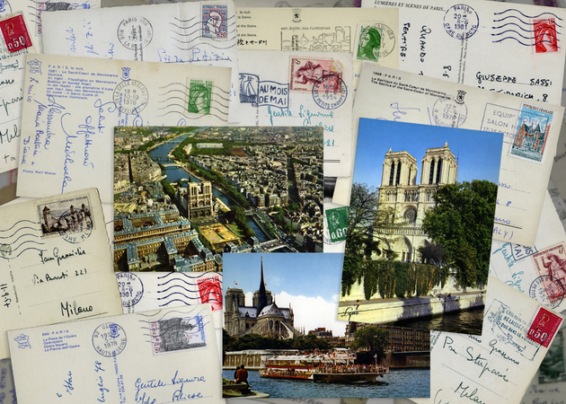CARTOLINE POSTALI VIAGGIATE DA PARIGI CARTOLINE POSTALI VIAGGIATE DA PARIGI