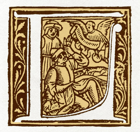 ILLUSTRATED CAPOLETTERA FRANCE 16TH CENTURY ILLUSTRATED CAPOLETTERA FRANCE 16TH CENTURY