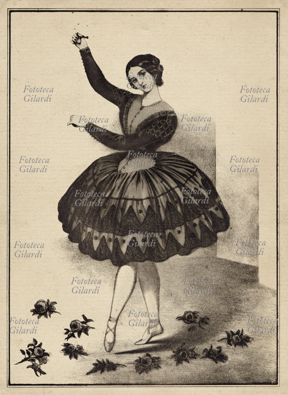 Lola MONTEZ (Elizabeth Rosanna Gilbert, 1821-1861) interpreta Mariquita nel balletto \