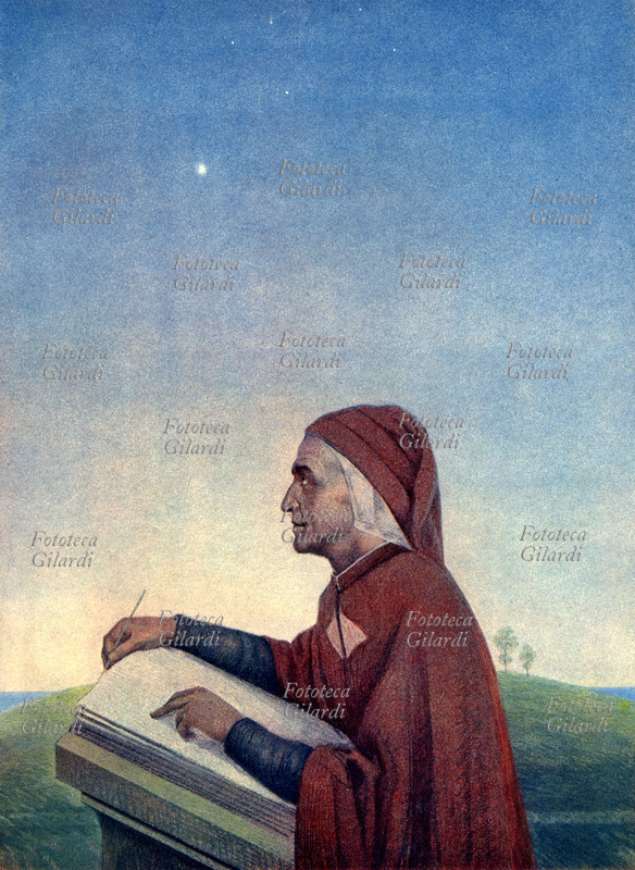DIVINA COMMEDIA Dante inizia a scrivere il Poema. \