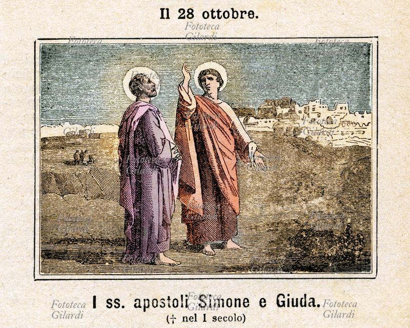 Santi SIMONE e GIUDA Apostoli (I secolo). Simone (? - 107), detto \