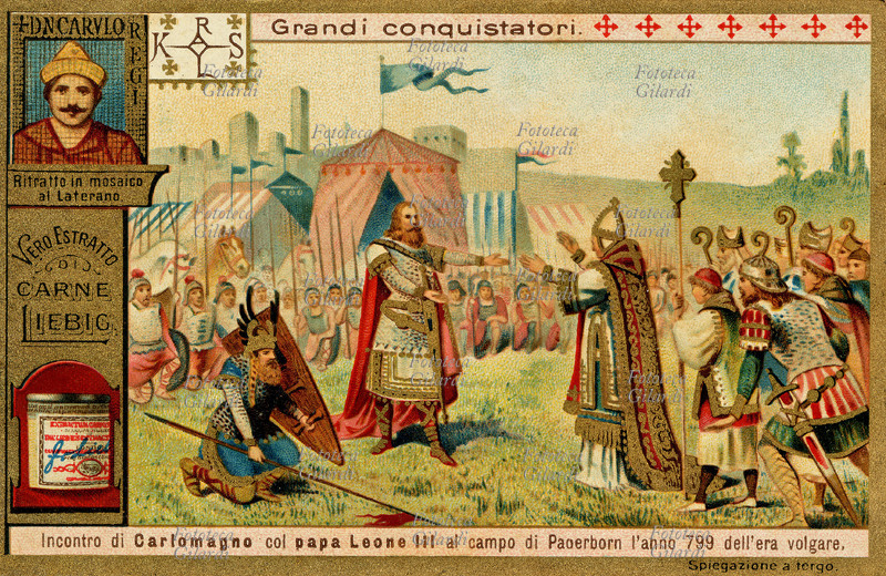 CARLO MAGNO (742-814) re dei Franchi e imperatore d\