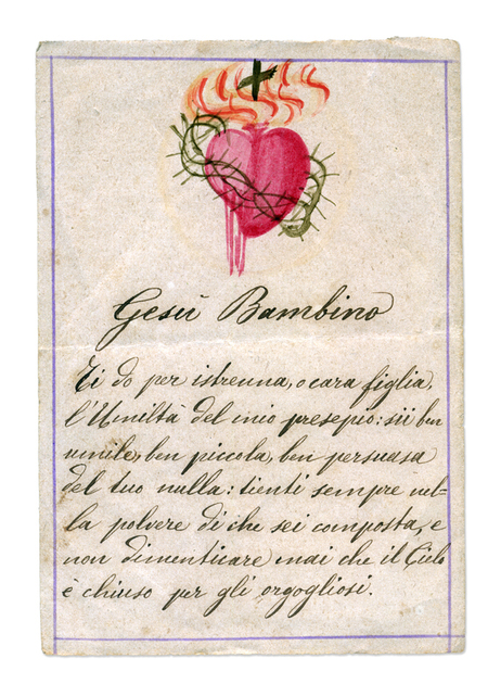 SACRO CUORE PREGHIERA MANOSCRITTA SACRO CUORE PREGHIERA MANOSCRITTA