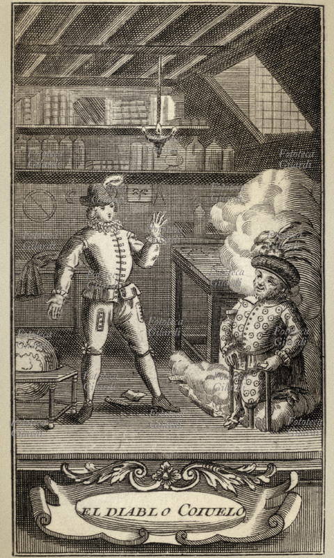 Louis VÉLEZ DE GUEVARA (1579-1644) Frontespizio illustrato della prima edizione de \