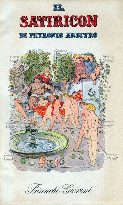 PETRONIO ARBITRO (? - 66) frontespizio illustrato da Salvatore Fiume (23 ottobre 1915 – 3 giugno 1997) per una edizione del \