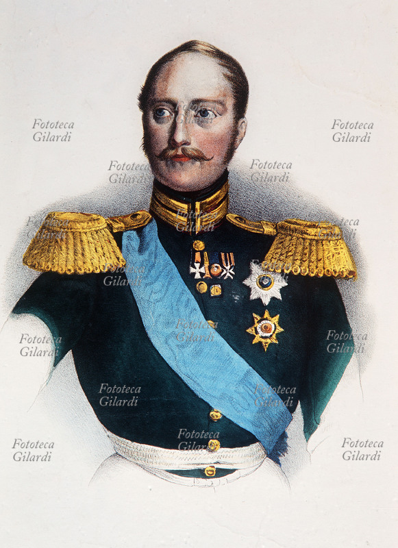 NICOLA I Romanov (1796-1855) Zar di Russia (1825-1855), fratello e successore di Alessandro I. Dopo aver duramente represso la sollevazione dei decabristi, intraprese una politica di riforme che di fatto portò a un rafforzamento dell\