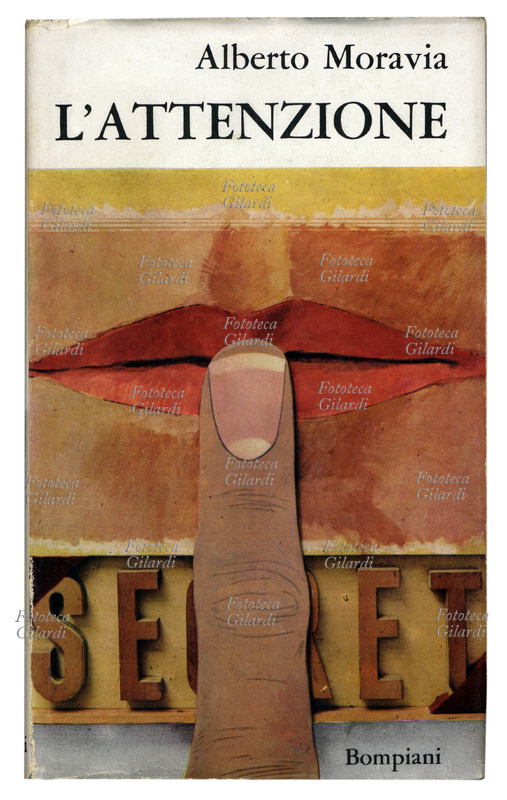 Alberto MORAVIA (Alberto Pincherle 1907-1990) copertina libro \