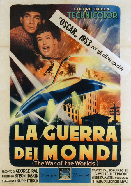 MANIFESTO LA GUERRA DEI MONDI 1953 MANIFESTO LA GUERRA DEI MONDI 1953
