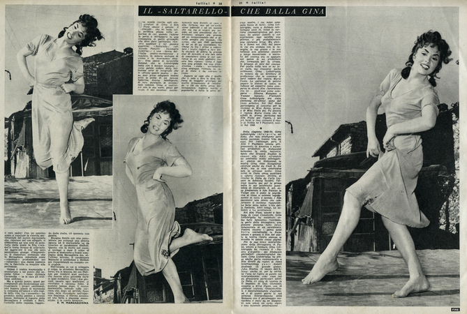 GINA LOLLOBRIGIDA IL SALTARELLO GINA LOLLOBRIGIDA IL SALTARELLO