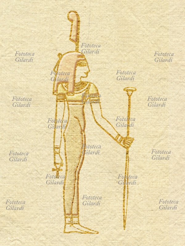 EGITTO raffigurazione di Maat, dea della giustizia. La dea Maat viene rappresentata sotto forma di donna con il capo ornato da una piuma che rappresenta il simbolo del suo nome nei geroglifici. Era la figlia di Ra \