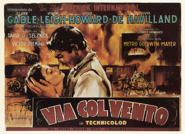 LOCANDINA FILM VIA COL VENTO 1939 LOCANDINA FILM VIA COL VENTO 1939