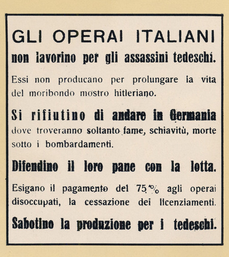 VOLANTINO OPERAIO ANTIFASCISTA VOLANTINO OPERAIO ANTIFASCISTA
