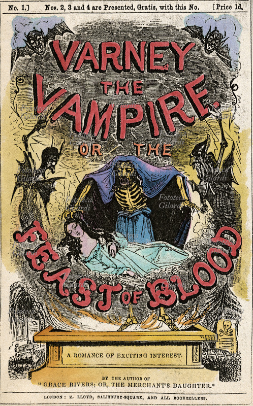 VAMPIRO Copertina di uno dei primi romanzi a tema vampiresco \