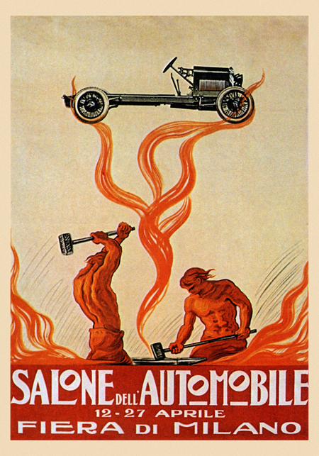SALONE DELL AUTOMOBILE 1913 MILANO SALONE DELL AUTOMOBILE 1913 MILANO