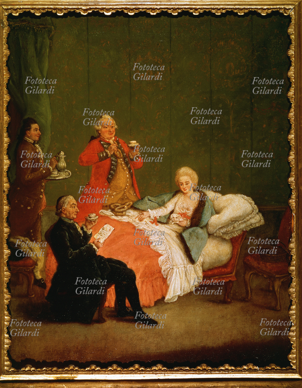 Pietro LONGHI (1702-1785) La cioccolata del mattino, Dipinto 1775 - 1780