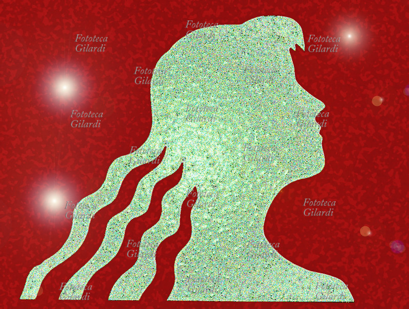 ZODIACO Segno della Vergine. Elaborazione grafica digitale di Elena Piccini, Italia 2002.