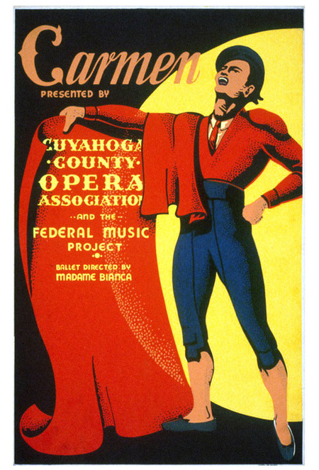 MANIFESTO BALLETTO CARMEN 1939 MANIFESTO BALLETTO CARMEN 1939