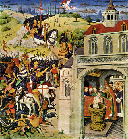 BATTESIMO DI COSTANTINO I IL GRANDE BATTESIMO DI COSTANTINO I IL GRANDE