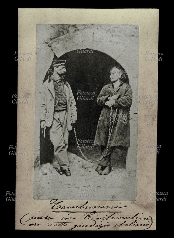 BRIGANTAGGIO Cattura del brigante Nunzio Tamburrini di Rocca Raso (L\