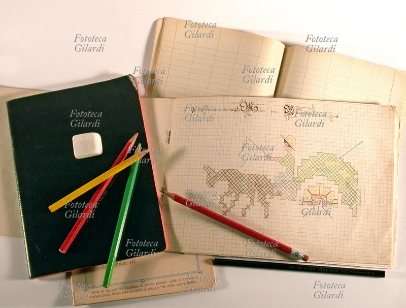 APPLICAZIONI TECNICHE Album a quadretti con schema per ricamo a punto croce \