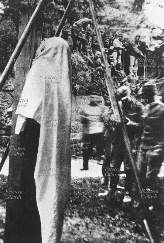 Cesare BATTISTI (1875-1916) la salma, dopo l\