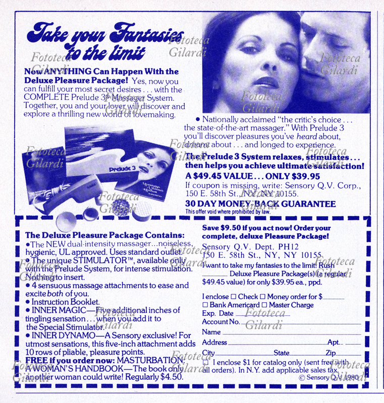 MASSAGGIO erotico, annuncio promozionale del \