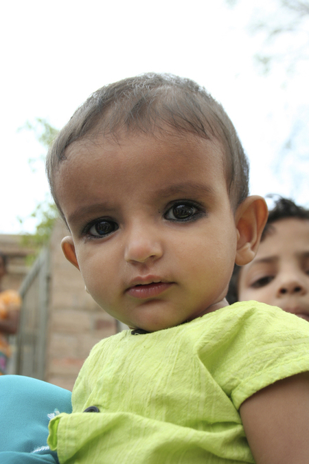 INDIA CHILD WITH KAJAL