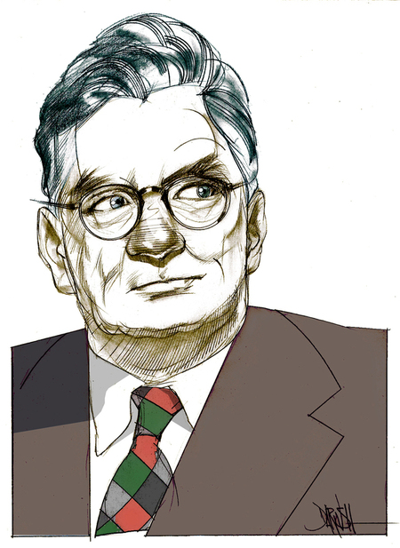 JAMES MALLAHAN CAIN PORTRAIT FROM DARIUSH