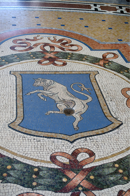 MOSAICO DELLO STEMMA DI TORINO MOSAICO DELLO STEMMA DI TORINO
