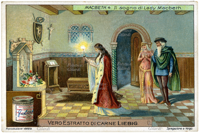 William SHAKESPEARE (1564-1616) "Lady Macbeth\