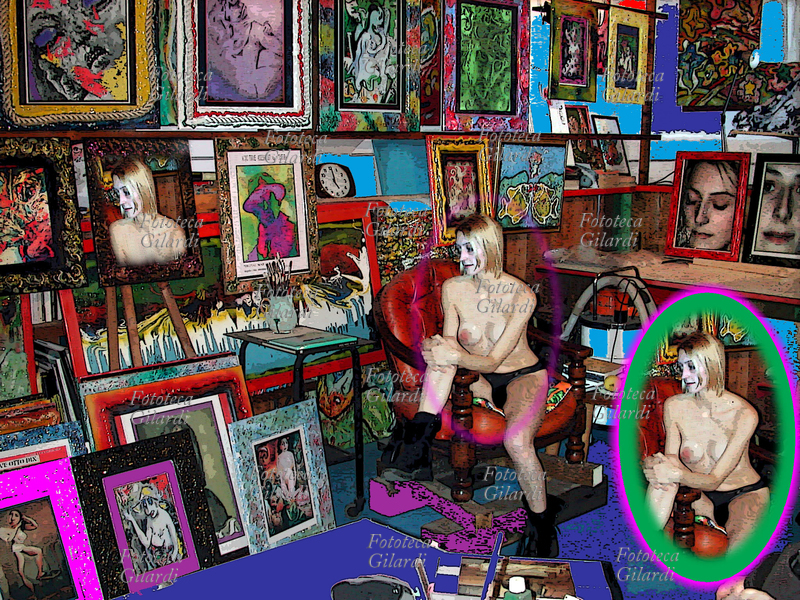 Ando GILARDI (1921 - 2012) Tutte Roberte nello studio dell\