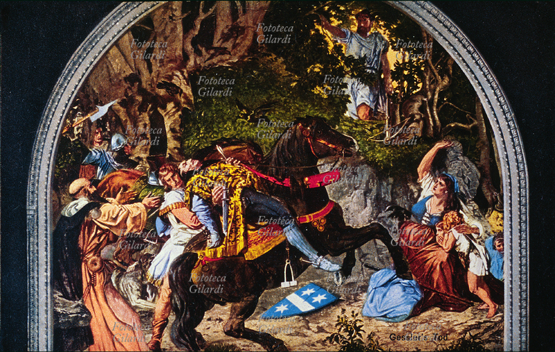 Guglielmo TELL Morte del balivo di Uri, Hermann Gessler, per mano dell\