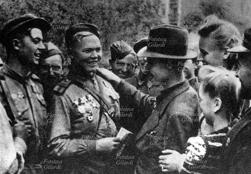 SECONDA GUERRA MONDIALE I sovietici entrano per liberare la Polonia, 1945.