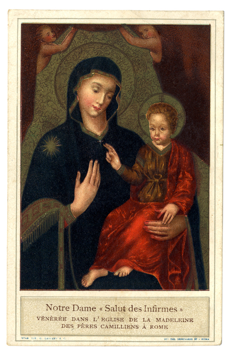 MADONNA DELLA SALUTE IMMAGINETTA DEVOZIONALE MADONNA DELLA SALUTE IMMAGINETTA DEVOZIONALE