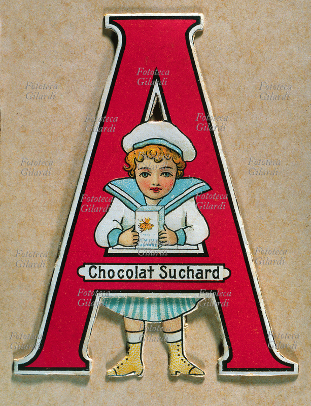 CACAO Cartoncino pubblicitario del Cacao Suchard della serie \