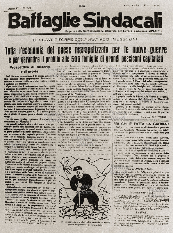ANTIFASCISMO Un numero clandestino dell\