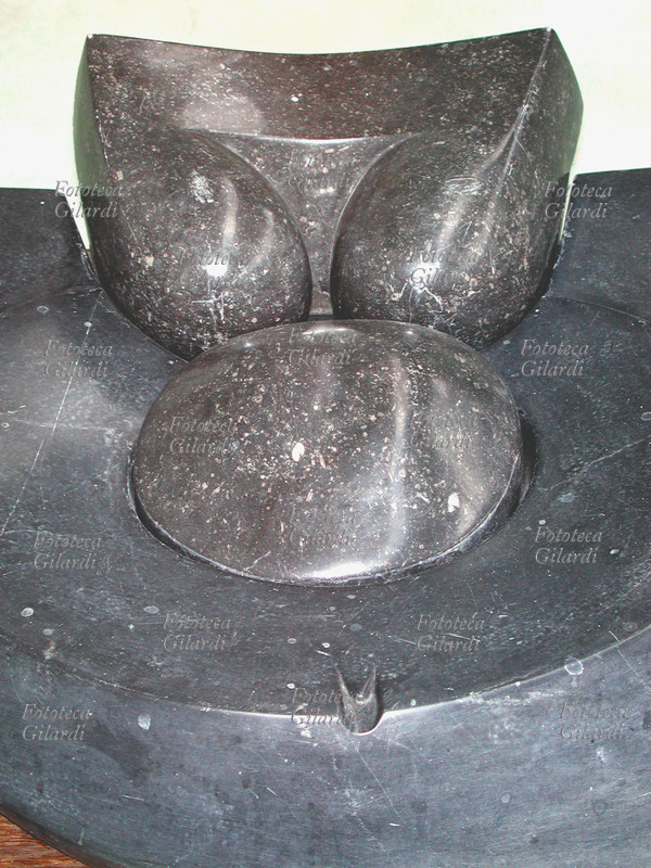 Pietro CASCELLA (1921) La fontana del latte. (1968). Dettaglio centrale dell\