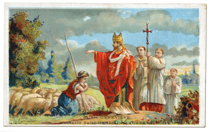 SANTA GENOVEFFA INCONTRA SAINT GERMAIN D AUXERRE SANTA GENOVEFFA INCONTRA SAINT GERMAIN D AUXERRE