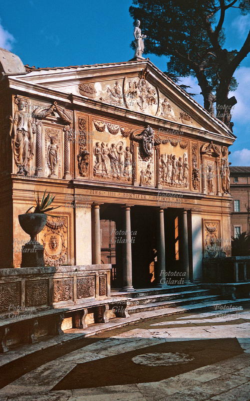 Pirro LIGORIO (1510-1583) architetto, Casina di Pio IV (1559-1562) sede della Pontificia Accademia delle Scienze. Fotografia, Città del Vaticano 1966