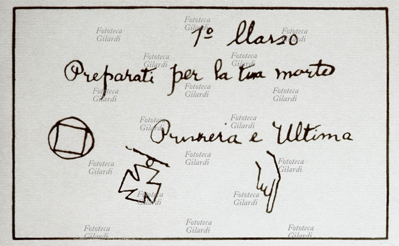 Giuseppe (Joe) PETROSINO (30 agosto 1860 – 12 marzo 1909), poliziotto italiano naturalizzato statunitense, il primo in assoluto arruolato a New York, pioniere nella lotta contro il crimine organizzato. Il biglietto datato 1° marzo con la condanna a morte espressa anonimamente nei suoi confronti da parte della banda di Don Vito Cascio Ferro, probabilmente per una \
