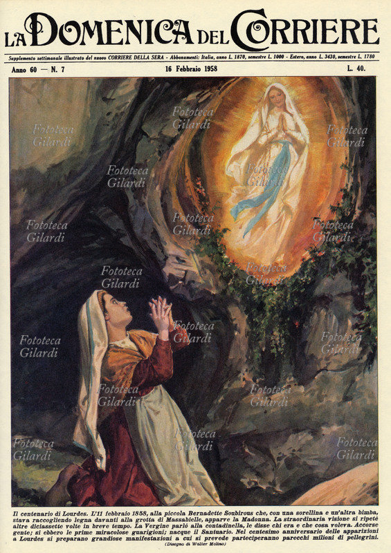 LOURDES "Il centenario di Lourdes. L\