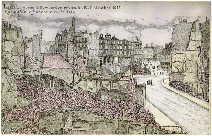 PRIMA GUERRA MONDIALE BOMBARDAMENTO A LILLE PRIMA GUERRA MONDIALE BOMBARDAMENTO A LILLE
