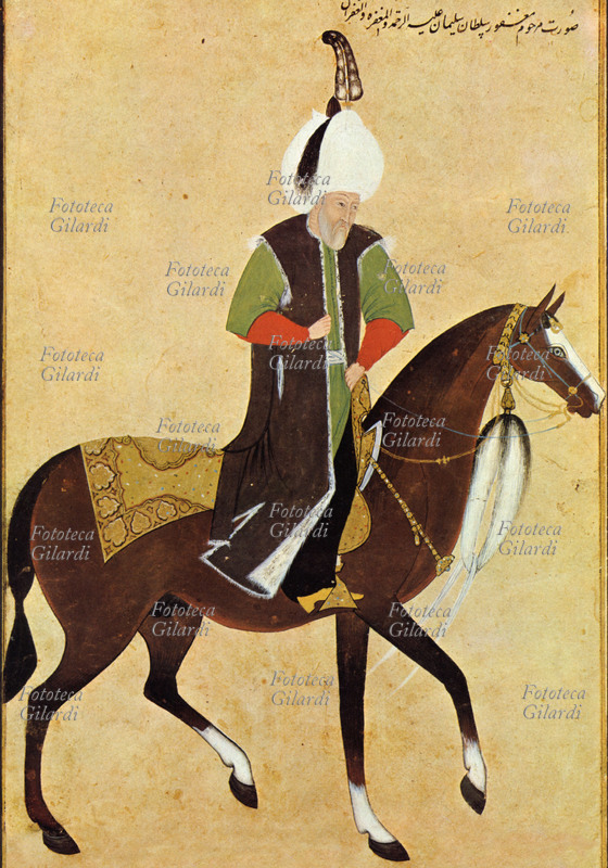 SOLIMANO I (1494-1566) detto il Magnifico, sultano ottomano (1520-1566) conquistò Belgrado (1521), Rodi (1522) e l\