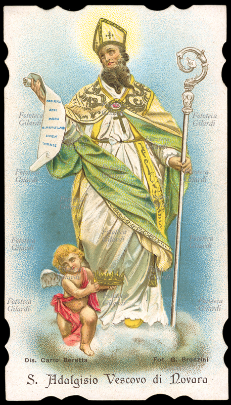 SAN ADALGISO (?-854) vescovo di Novara dall\