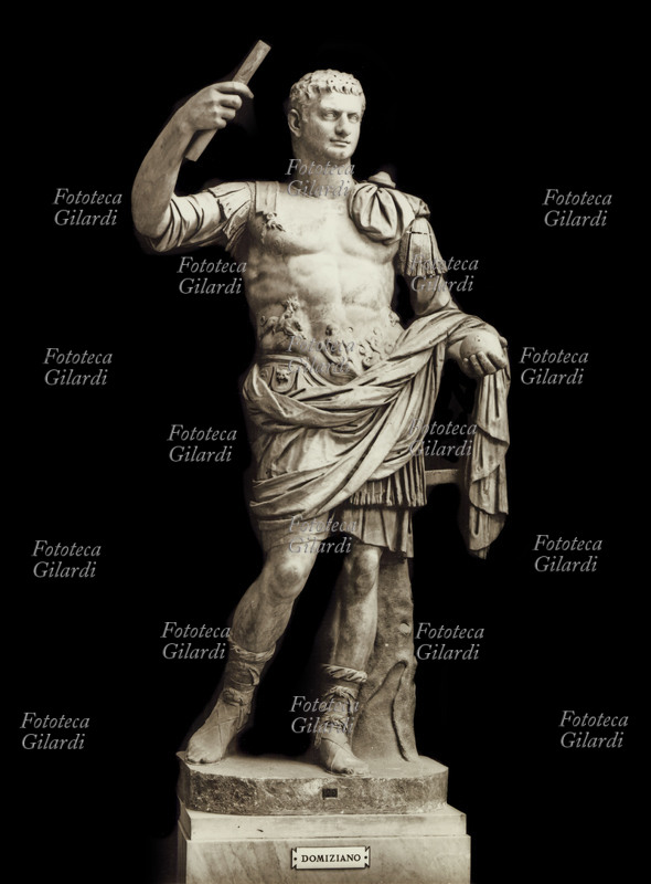 Tito Flavio DOMITIAN (51 - 96) roman Emperor (81-96), the last one of the dynasty flavia. Rome, Museums Vaticans