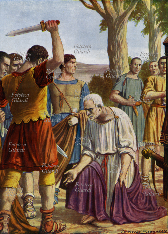 MARCO TULLIO CICERONE (3 gennaio 106 a.C. – 7 dicembre 43 a.C.) Morte dell\